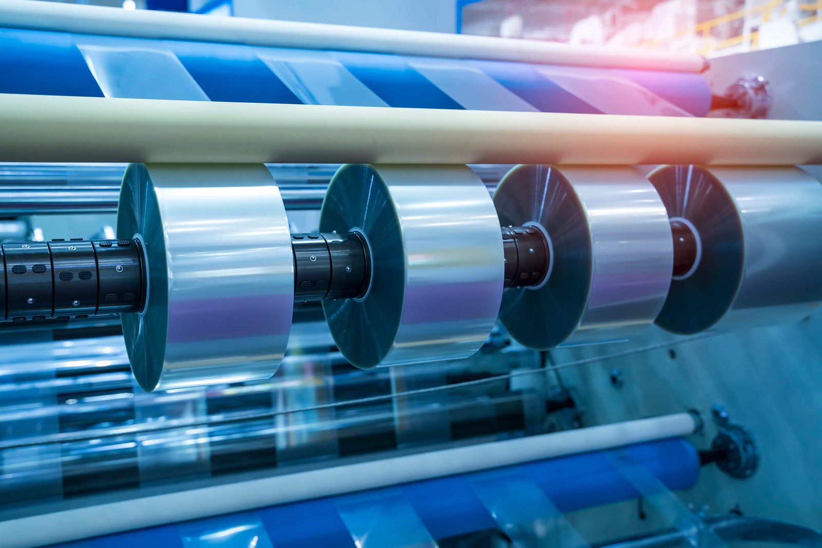 Rigid PVC film production line at the Vansh Polyvinyl plant in Daman